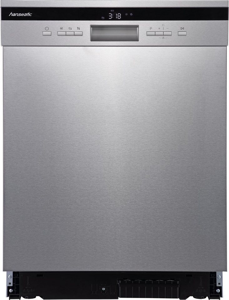 Hanseatic Unterbaugeschirrspüler HGU6082D14J7735EI, 14 Maßgedecke, für 14 Maßged