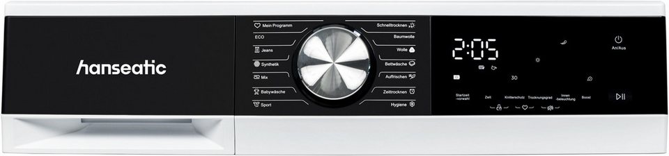 Hanseatic Wärmepumpentrockner HWT8BGT, UV-Funktion zur Desinfektion