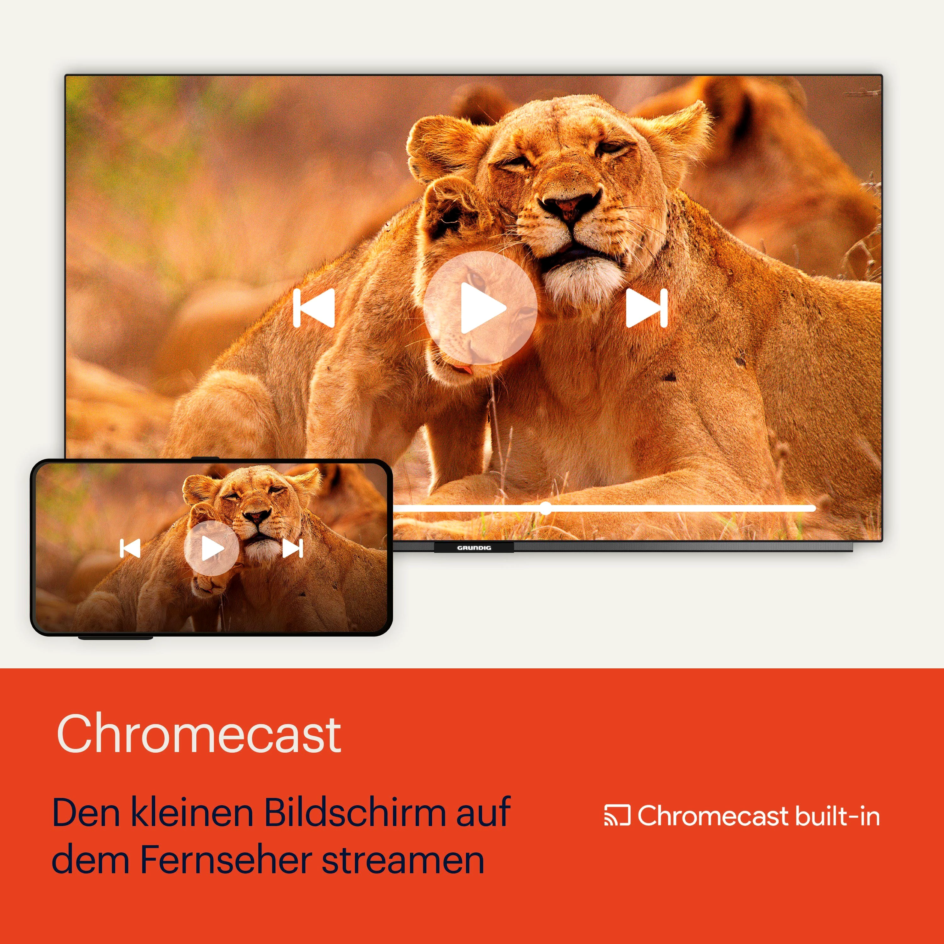 Grundig 65 VOE 73 AU8T00 LED-Fernseher (164 cm/65 Zoll, 4K Ultra HD, Android TV, Smart-TV)