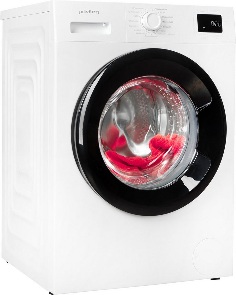 Privileg Waschmaschine MY TIME PWF 1074A MY TIME DE, 10 kg, 1400 U/min, Quick Cy