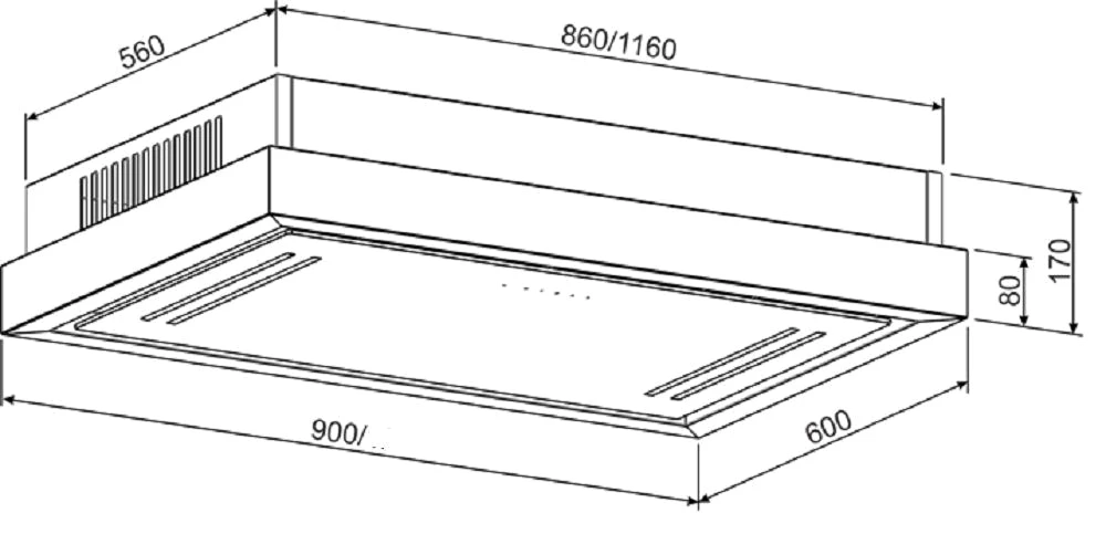 GURARI Deckenhaube GCH C 343 IS 120 WH PRIME... GCH C 343 IS 120 WH PRIME...