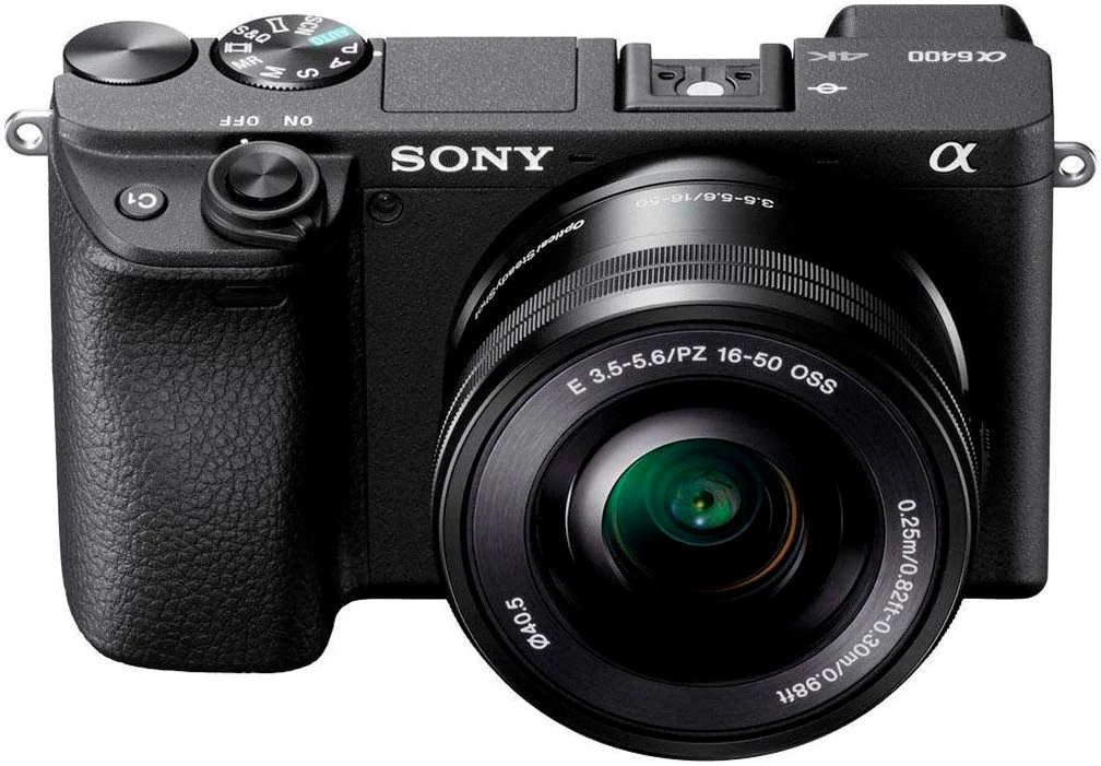 Sony Alpha 6400 + 16-50mm Objektiv Kompaktkamera (24,2 MP, Bluetooth)