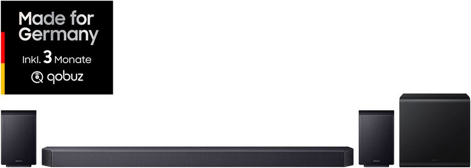 Samsung HW-Q935GF Q-Soundbar Soundbar 9.1.4 (Bluetooth, WLAN (WiFi), 9.1.4-Kanal