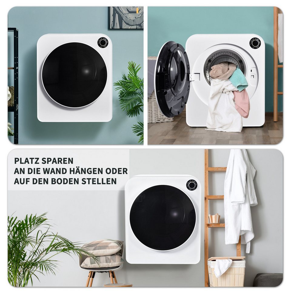 autolock Ablufttrockner ES289981WAA, Edelstahl Trockner, wandmontierbar, Energie