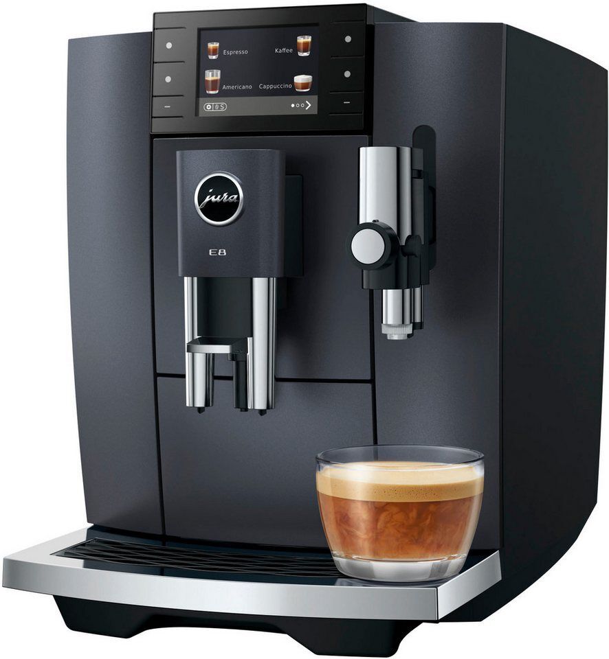 JURA Kaffeevollautomat 15749 E8 Cosmic Black (ED)