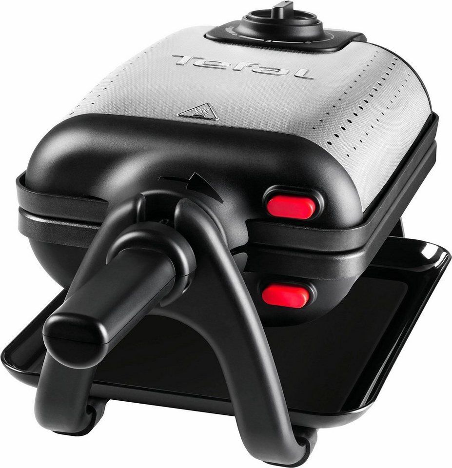 Tefal Waffeleisen WM756D Kingsize, 1200 W, für 2 belgische Waffeln, mit Dreh-Fun