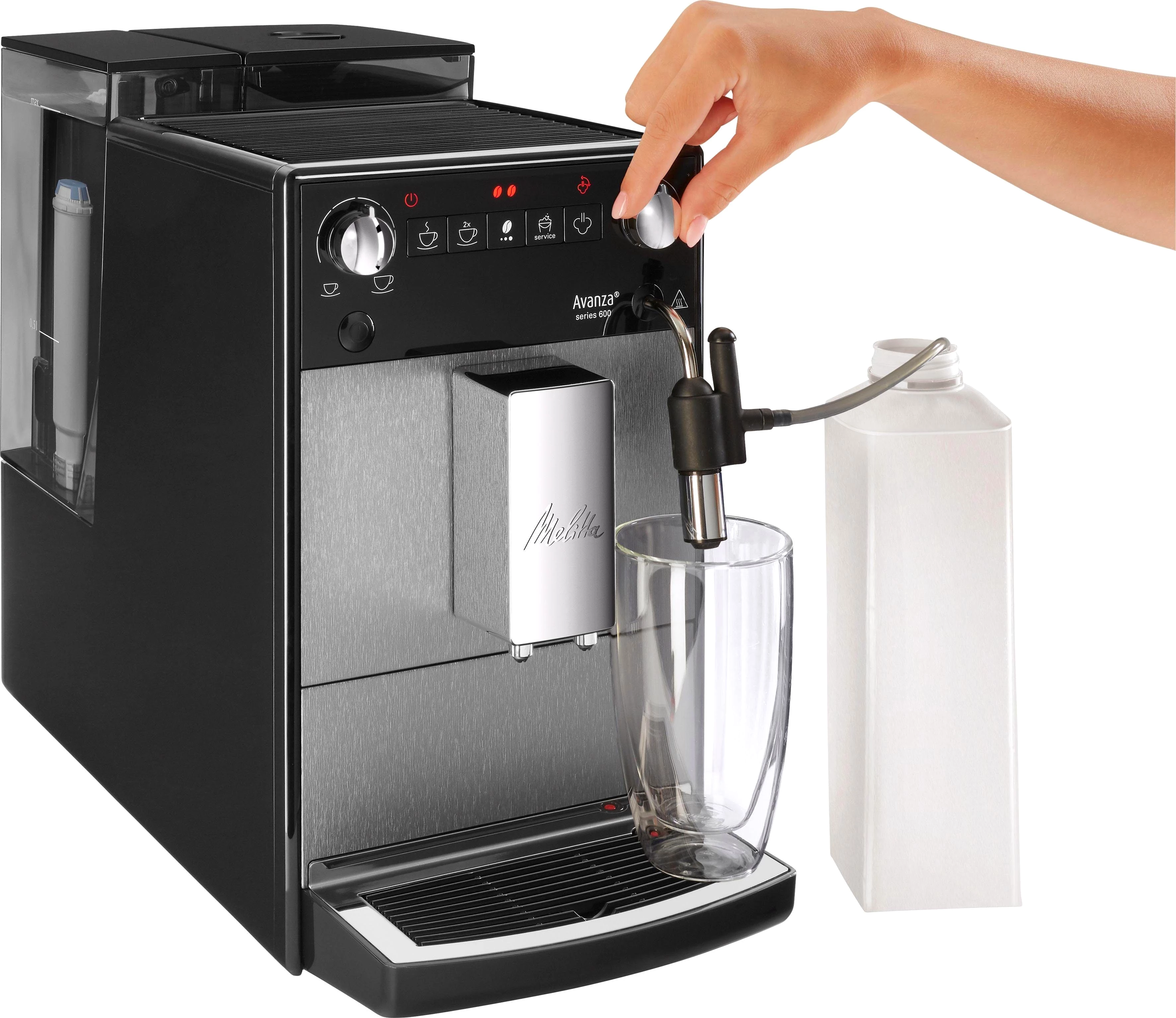 Melitta Kaffeevollautomat Avanza® F270-100 Mystic Titan, Kompakt