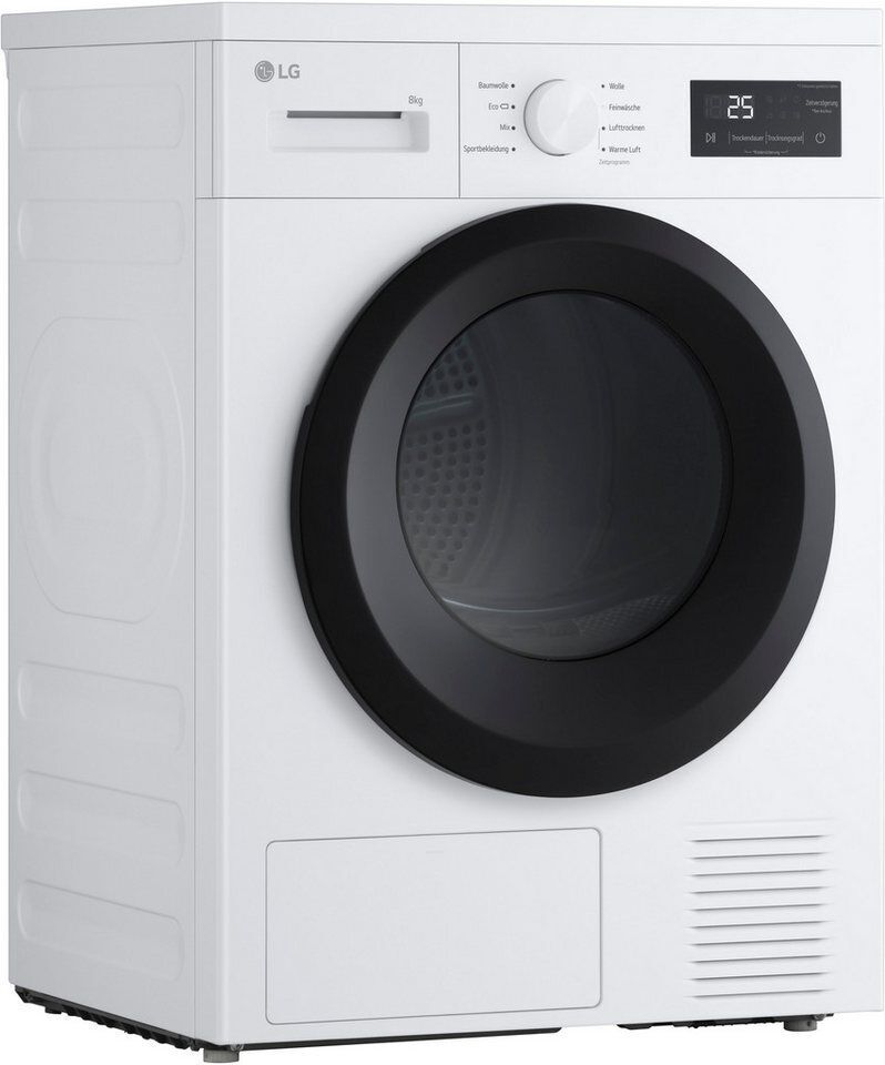 LG Wärmepumpentrockner RT80B2, Sicherheitsglastür