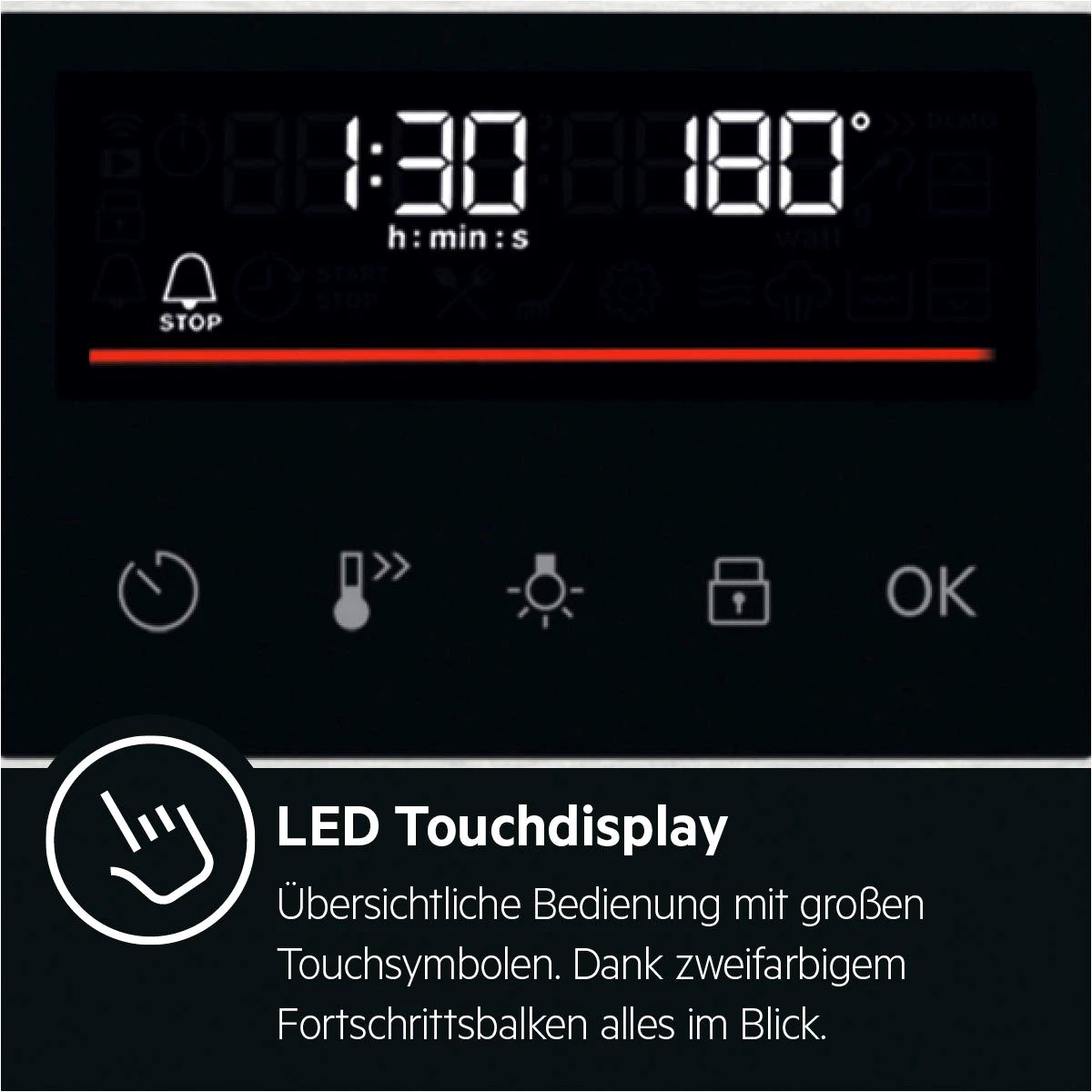 AEG Elektro-Herd-Set TEAMHHP2, Pyrolyse-Selbstreinigung