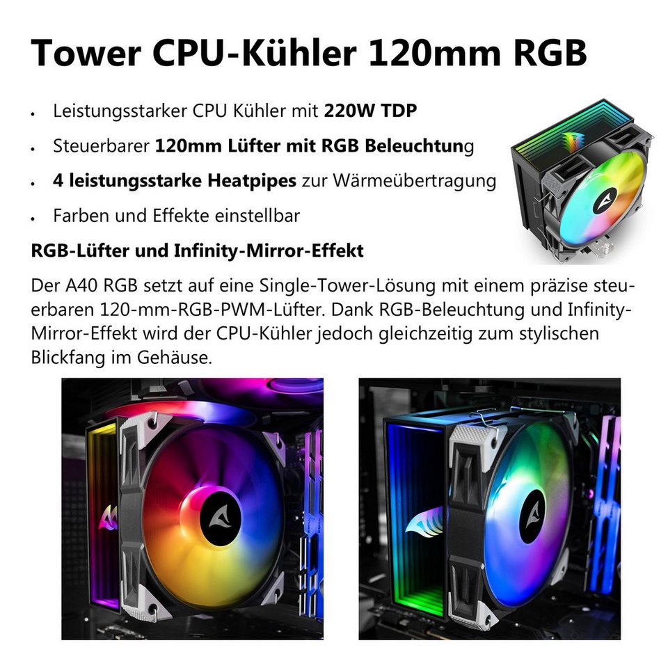 Meinpc Intel i9 GeForce RTX 5060 Gaming-PC (Intel Core i9 12900K, RTX 5060, 32 G