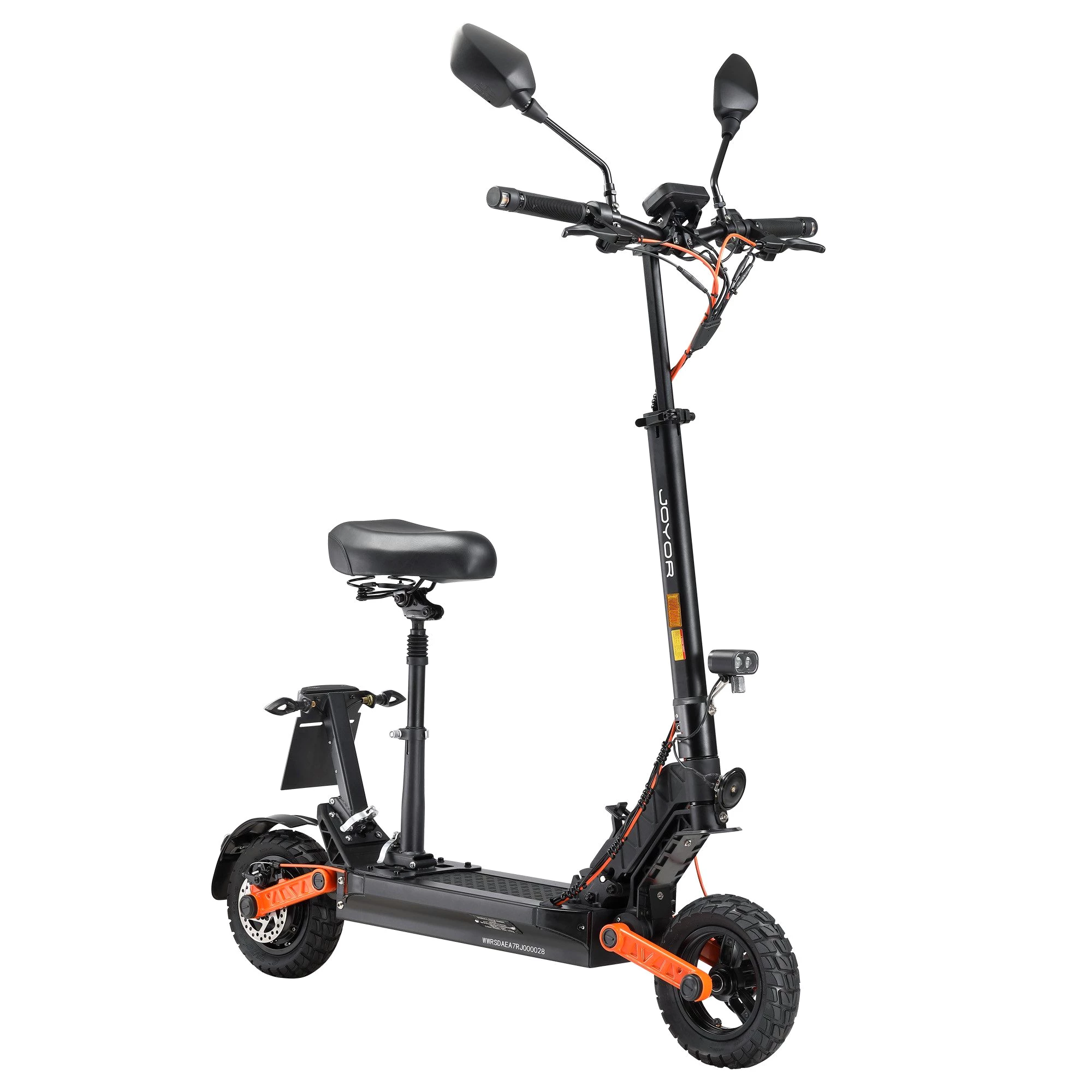 JOYOR E-Mofaroller S8E Elektroroller mit Straßenzulassung Sitz 45 km/h klappbar offroad, 45 km/h