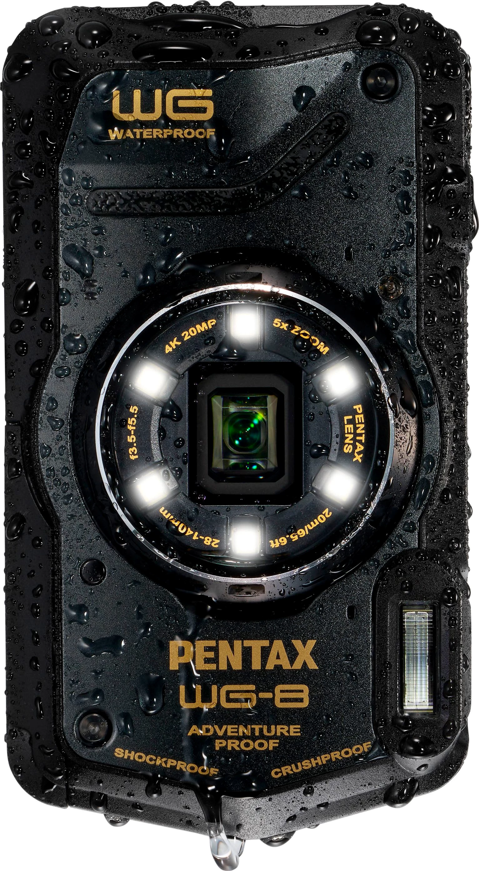 PENTAX Premium WG-8 Kompaktkamera (20 MP, 5x opt. Zoom)