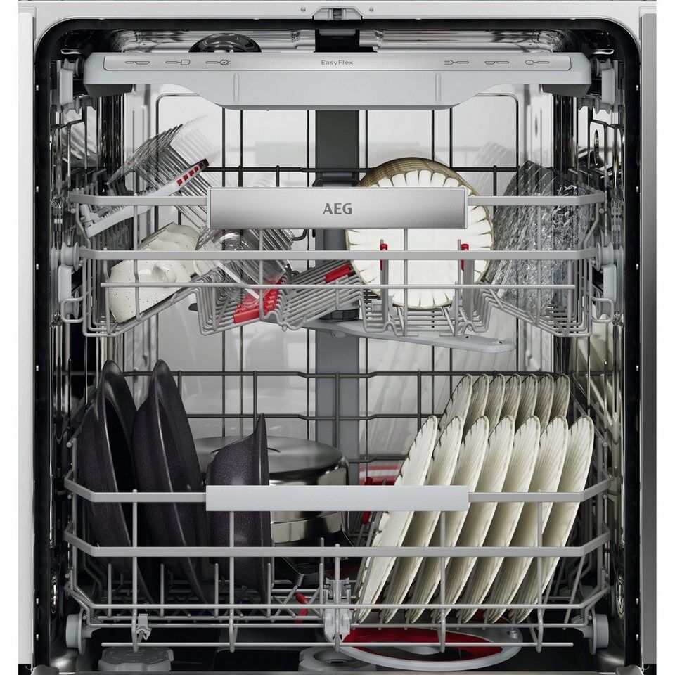 AEG teilintegrierbarer Geschirrspüler 8000 GT8200A2SCM, Leise Spülmaschine 38 dB