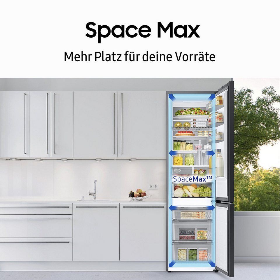Samsung Kühl-/Gefrierkombination RL38T607BS9, 203 cm hoch, 59,5 cm breit