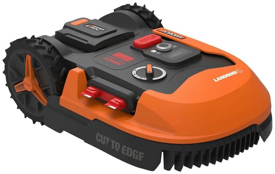 Worx Rasenmähroboter Landroid L1000, bis 1000 m² Rasenfläche, (Set), 1000m², 20V