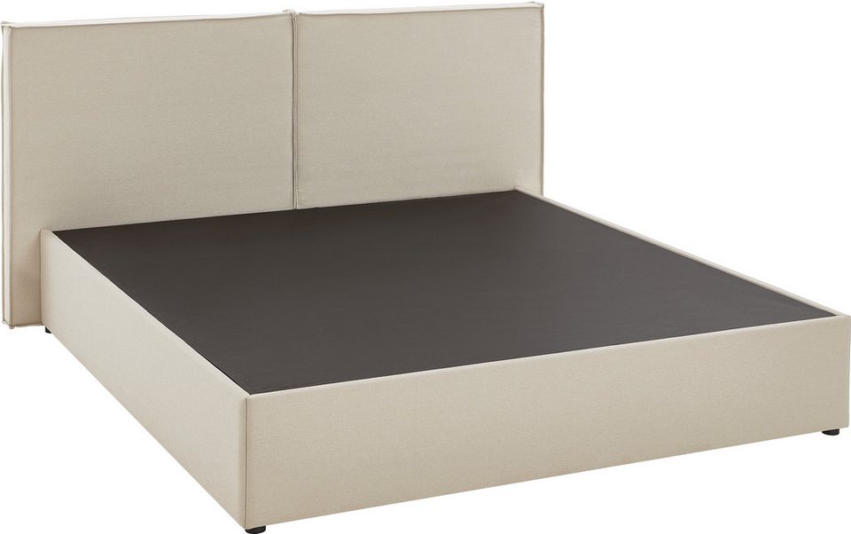 ATLANTIC home collection Boxbett NIKITA, bodentiefes Bett, wahlweise mit Matratz