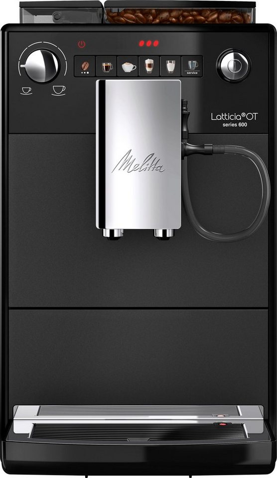 Melitta Kaffeevollautomat Latticia® One Touch F300-100, schwarz, doppelte Milcha