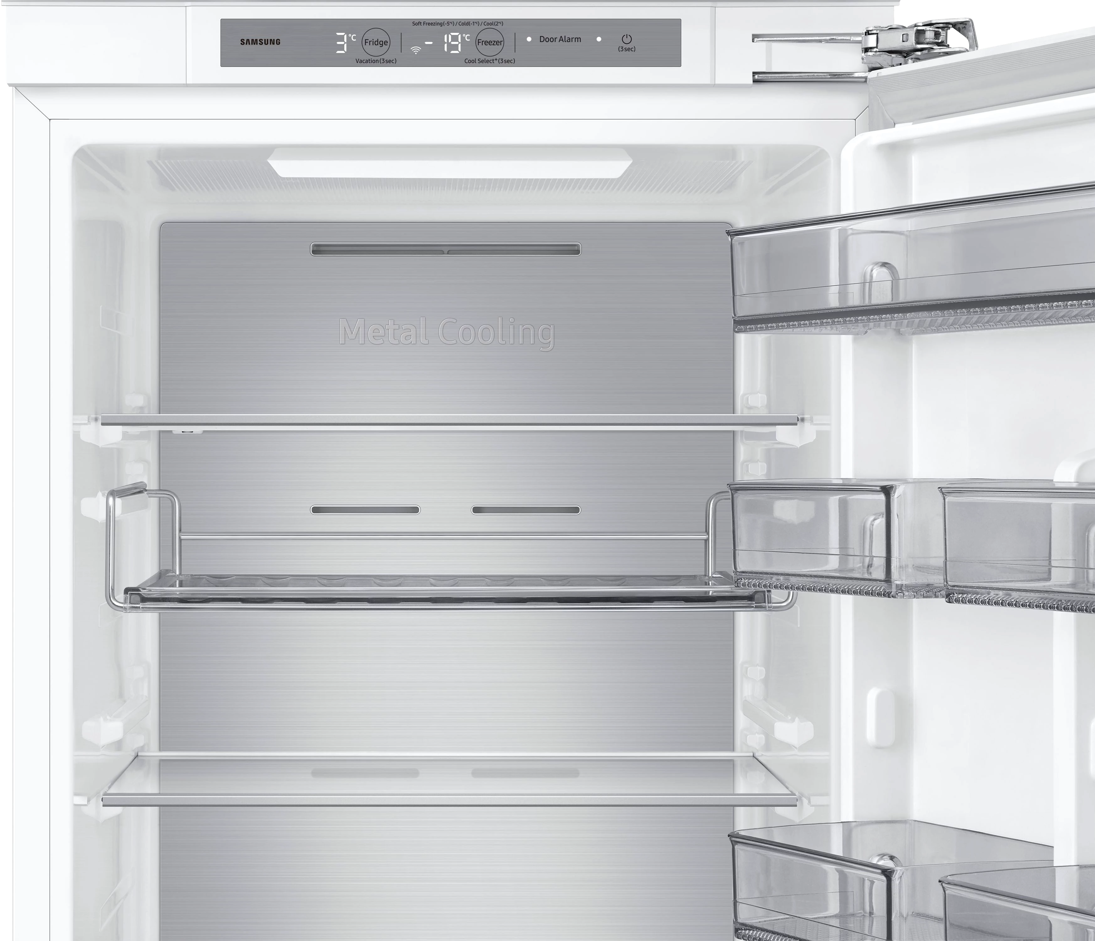 Samsung Einbaukühlgefrierkombination BRB8OF BRB80F26ACFO, 177,5 cm hoch, 54 cm breit