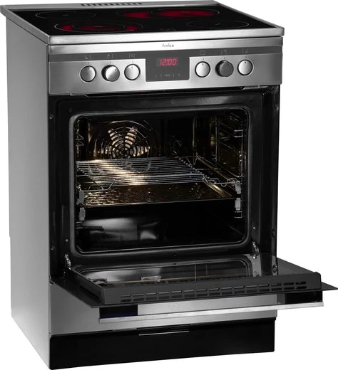 Amica Elektro-Standherd SHC 11675 E, mit 2-fach-Teleskopauszug, Simple Steam Reinigungsfunktion