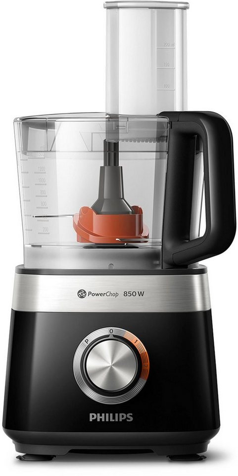 Philips Küchenmaschine HR7530/10 Viva Collection, 850 W, 2,1 l Schüssel, 31 Funk