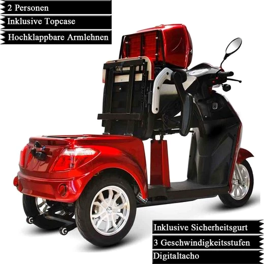 ECO ENGEL Elektromobil ECO ENGEL 503 Seniorenmobil 25 km/h 1000 W Zweisitzer, 1000,00 W, 25