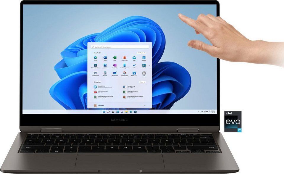 Samsung Galaxy Book3 360 Convertible Notebook (33,78 cm/13,3 Zoll, Intel Core i7