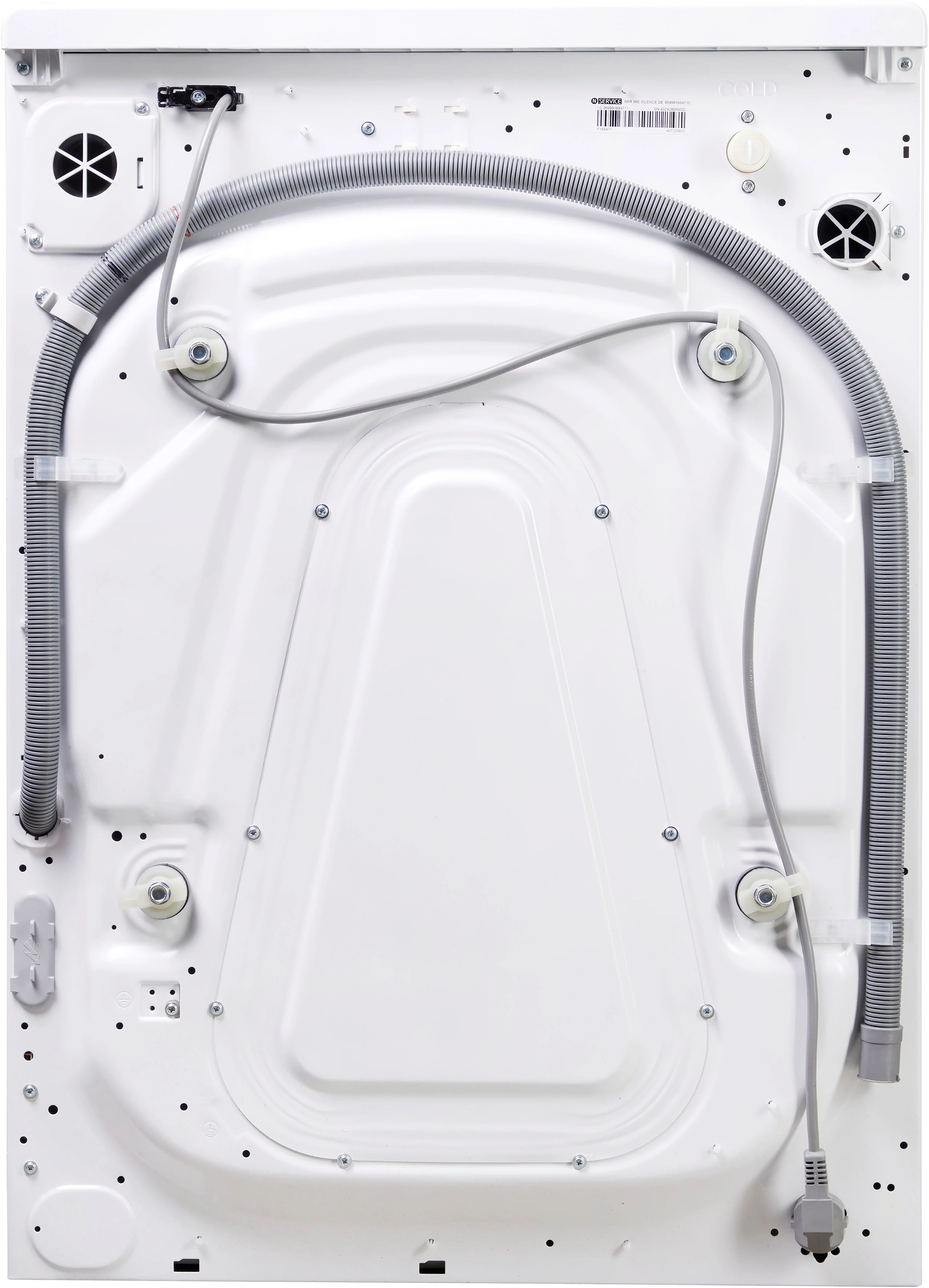 BAUKNECHT Waschmaschine B6R 98E SILENCE DE, 9 kg, 1400 U/min, Dampfprogramm, besonders leise