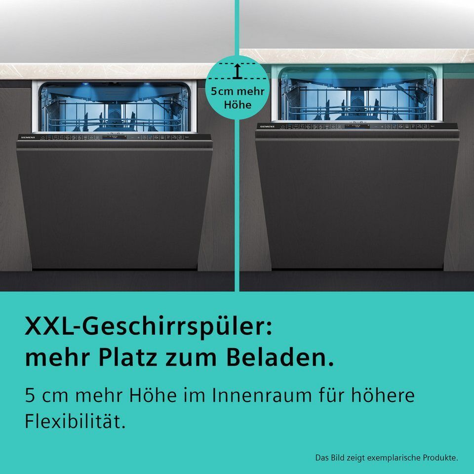 SIEMENS vollintegrierbarer Geschirrspüler XXL, iQ300 SX73EX22CE, 14 Maßgedecke,