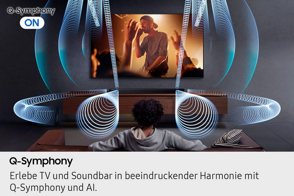 Samsung HW-Q810GF Q-Soundbar Soundbar 5.1.2 (Bluetooth, WLAN, 5.1.2-Kanal Sound