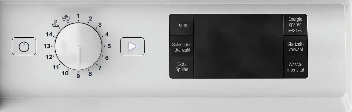 BAUKNECHT Einbauwaschmaschine BI WMBG 71483E DE N, 7 kg, 1400 U/min