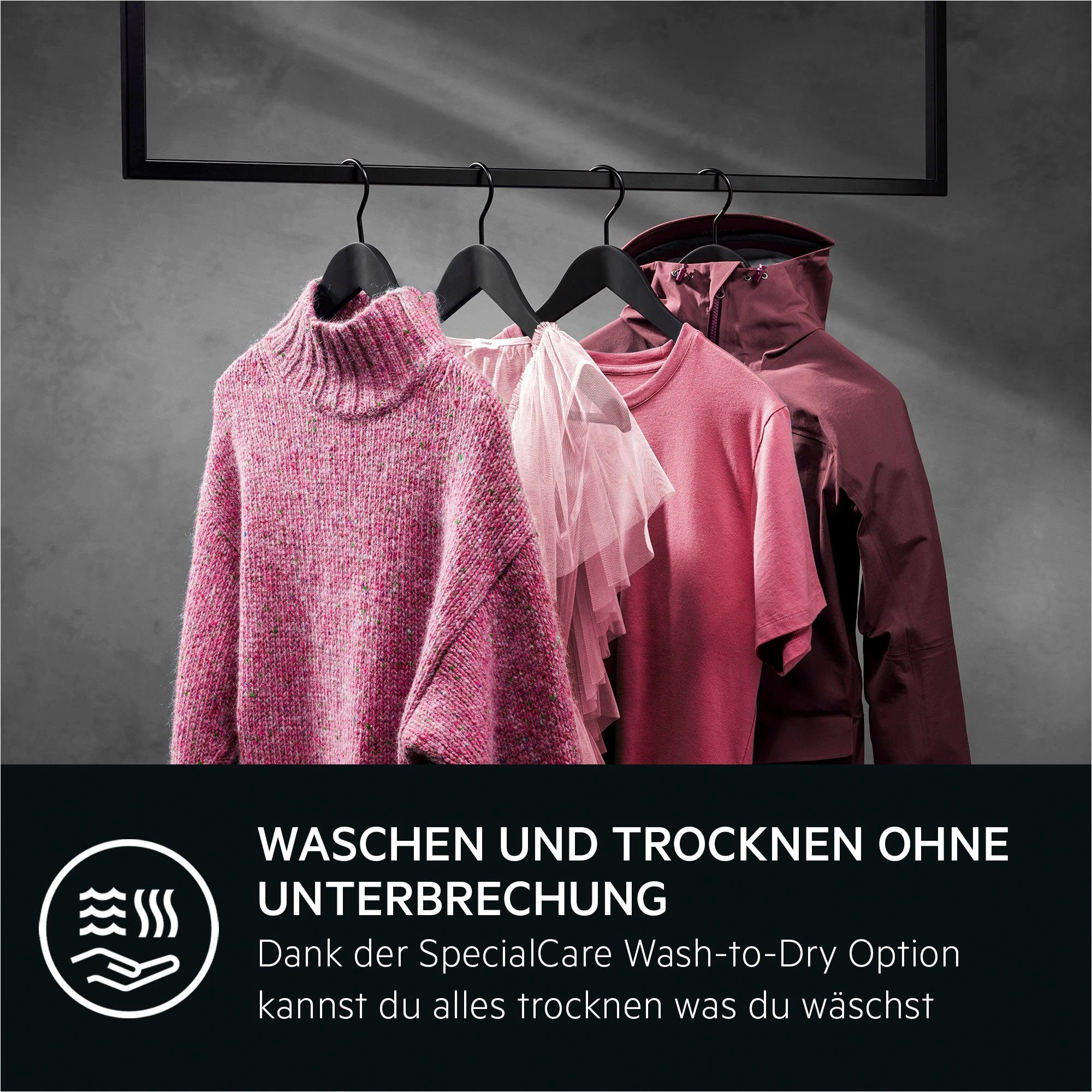 AEG Waschtrockner 7000 LWR759WT, 9 kg, 5 kg, 1600 U/min